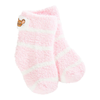 World's Softest Socks Mouse Creek Snug Infant Cozy Crew | Stripe Pink Candy Stripe